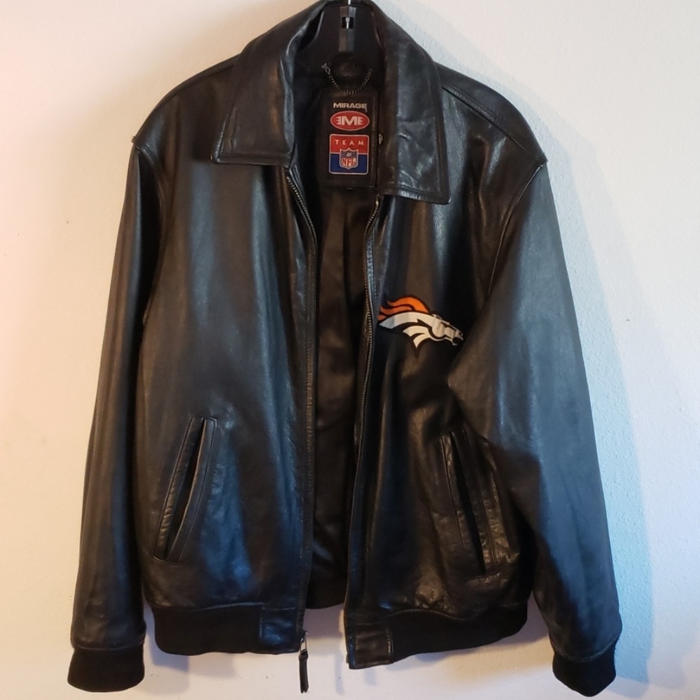 Mirage Broncos Leather Jacket
